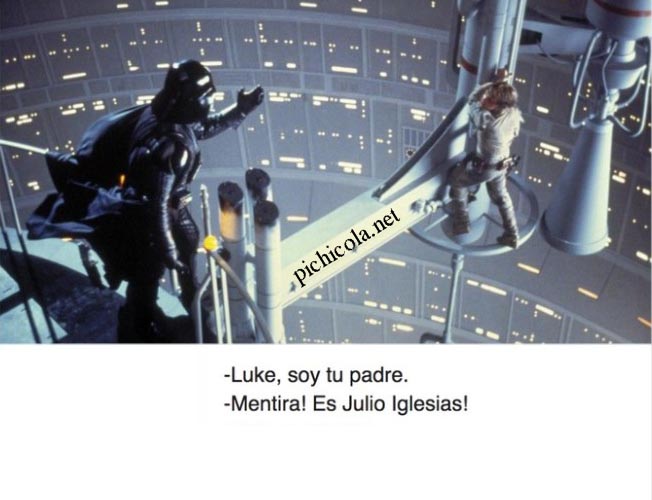 Dark Vader y Julio Iglesias